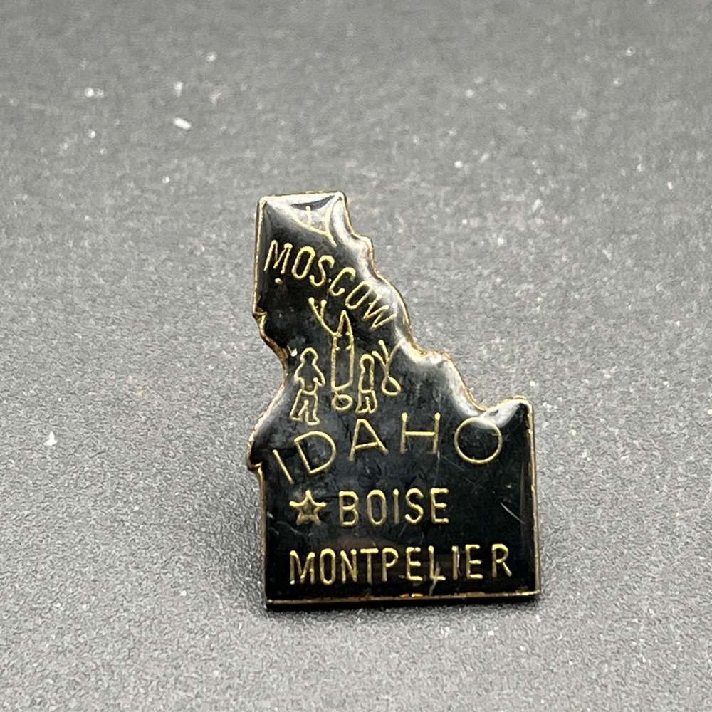 Idaho Boise Moscow State Outline United States Of America Lapel Hat‎ Pin
